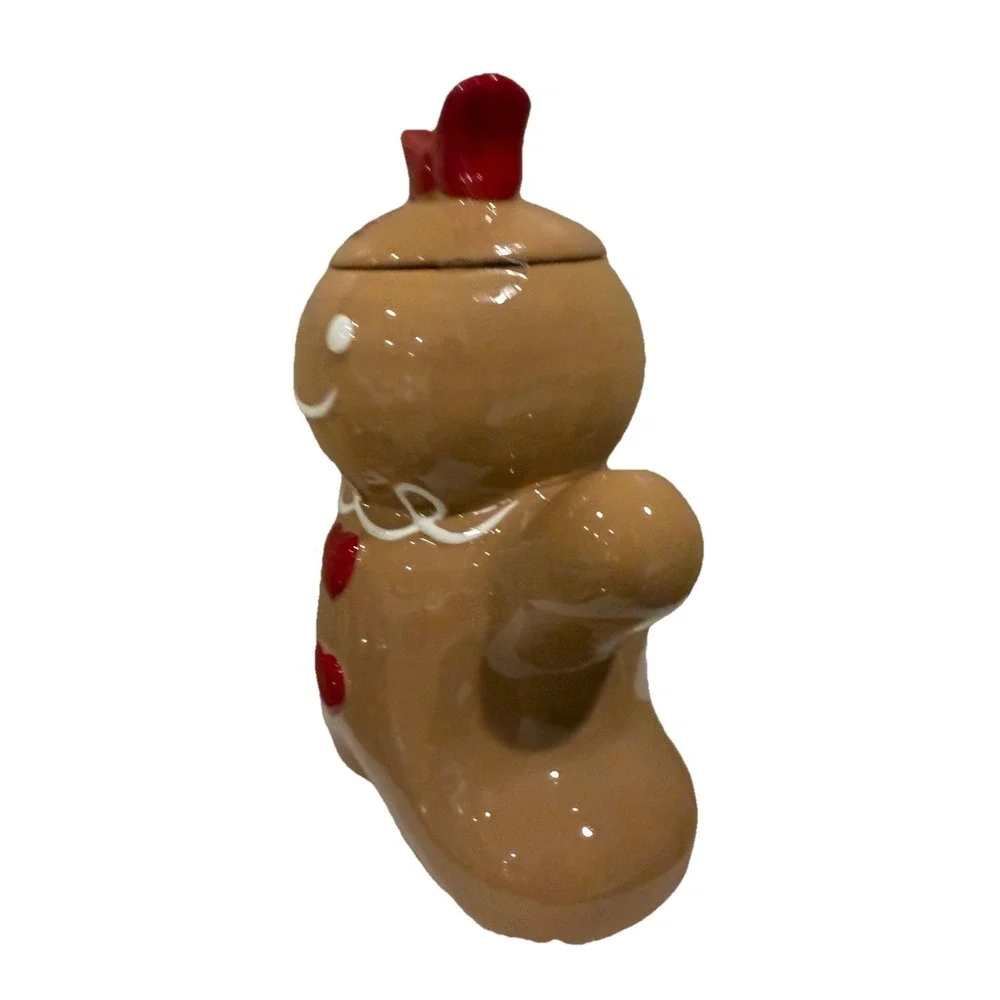 Peppermint & Pine Gingerbread Girl Christmas Holiday Cookie Jar Viral TIKTOK New
